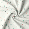 Algodón estampado ZOTI Blanco roto / Multicolor vintage
